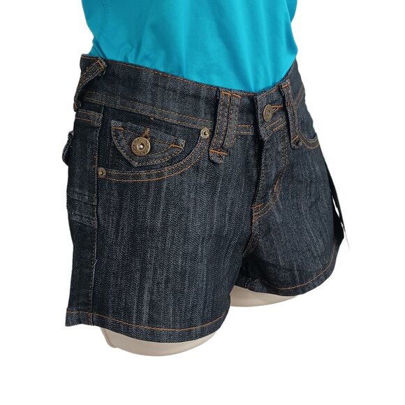 NWT Be-Girl Women Junior's Shorts Jeans Black Color Classic Style Embroidered - Picture 3 of 13